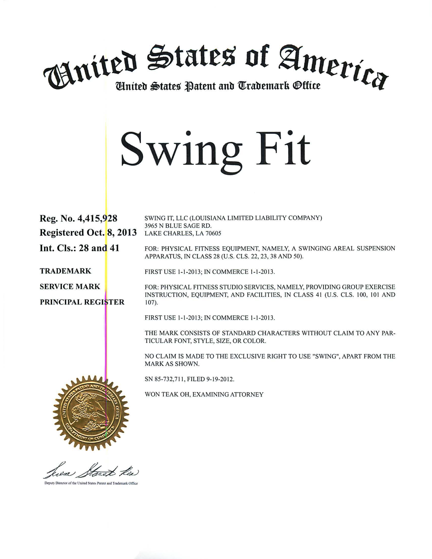 SwingFit Trademark hero